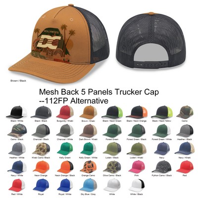 5 Panel 112FP Premier Trucker Cap